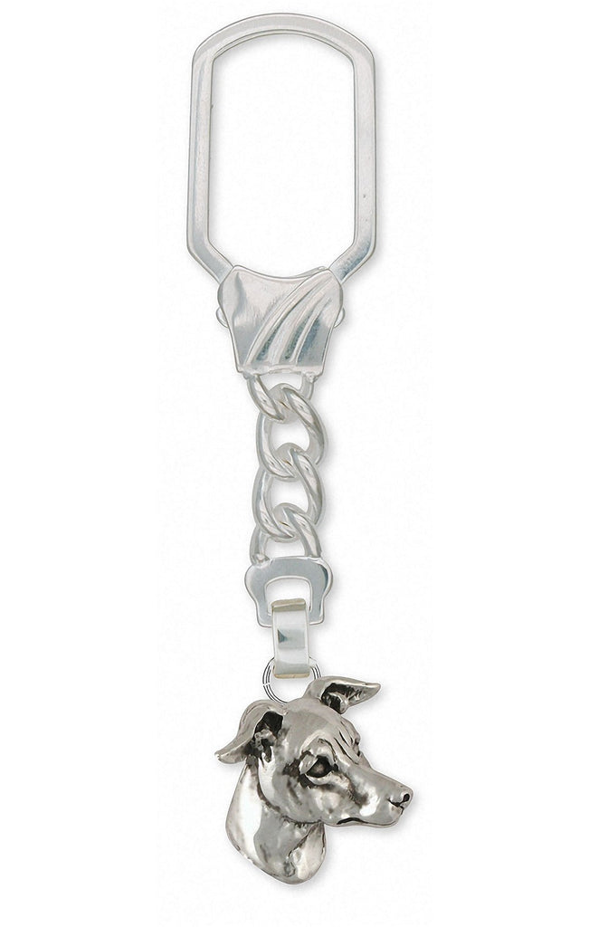Italian Greyhound Charms Italian Greyhound Key Ring Sterling Silver Ig Jewelry Italian Greyhound jewelry