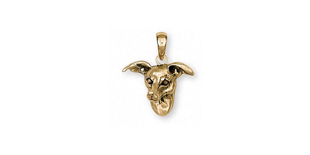 Italian Greyhound Charms Italian Greyhound Pendant 14k Gold Dog Jewelry Italian Greyhound jewelry