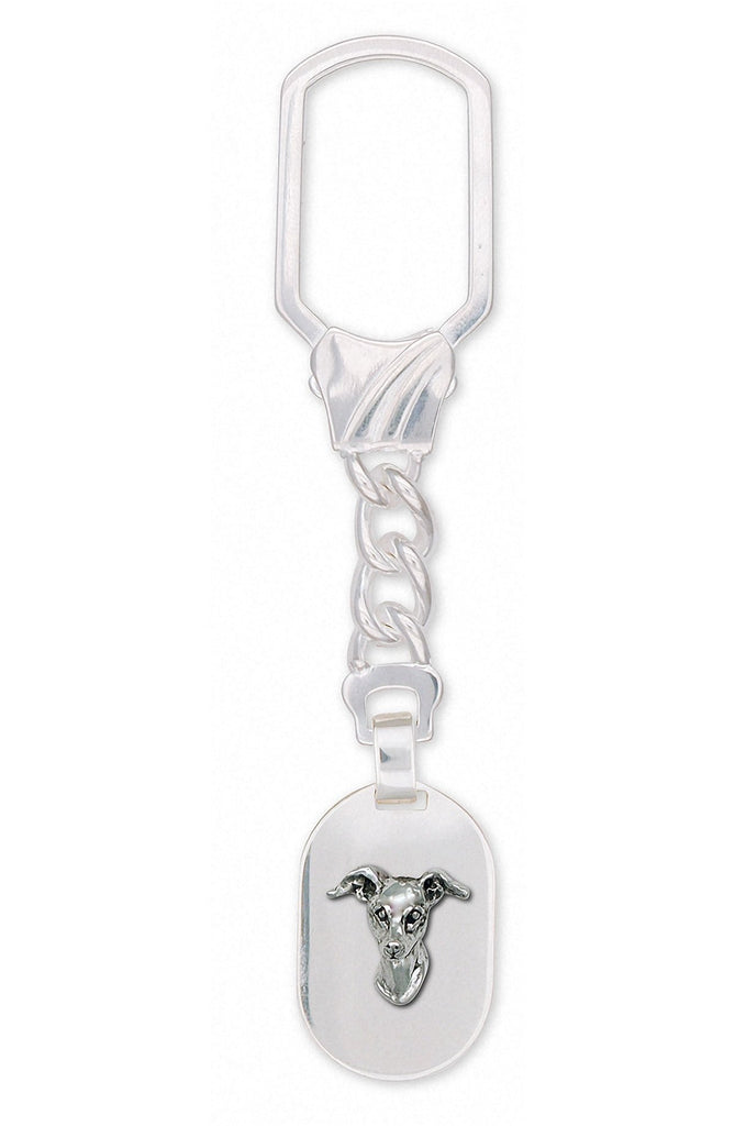 Italian Greyhound Charms Italian Greyhound Key Ring Sterling Silver Dog Jewelry Italian Greyhound jewelry