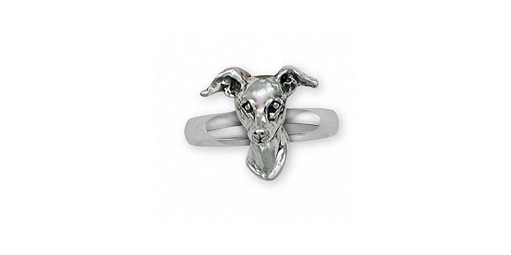 Italian Greyhound Charms Italian Greyhound Ring Sterling Silver Dog Jewelry Italian Greyhound jewelry