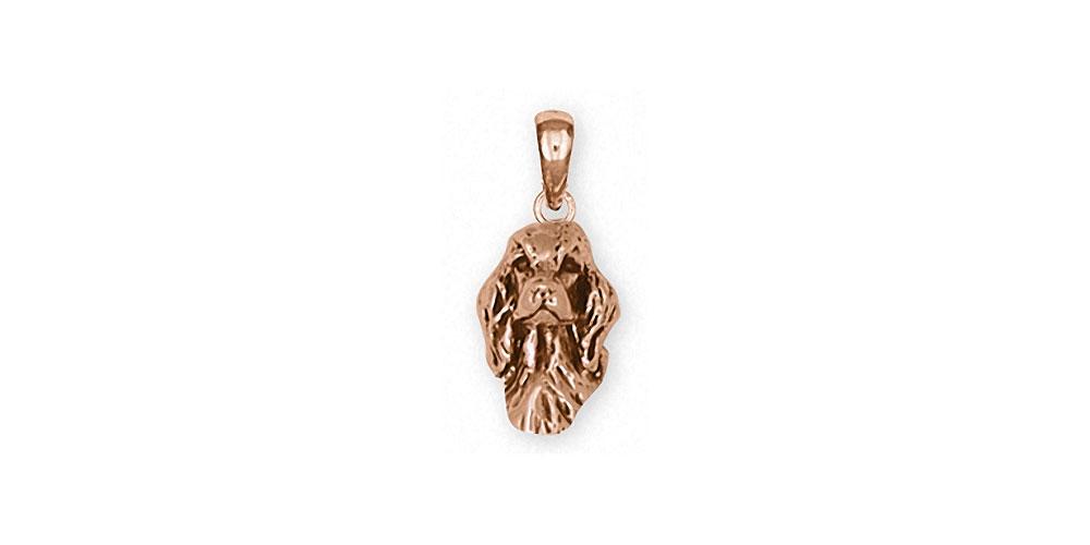 Irish Setter Charms Irish Setter Pendant 14k Rose Gold Dog Jewelry Irish Setter jewelry