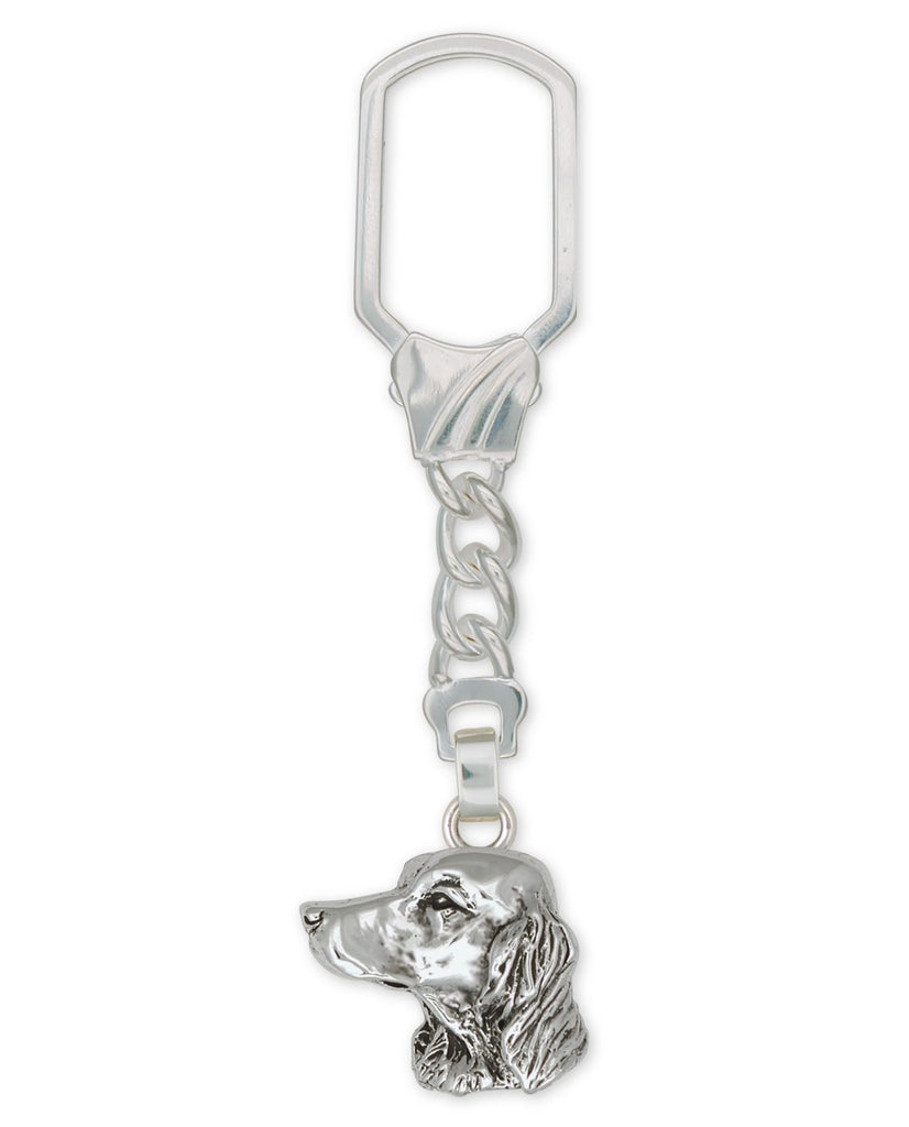 Irish Setter Charms Irish Setter Key Ring Sterling Silver Dog Jewelry Irish Setter jewelry