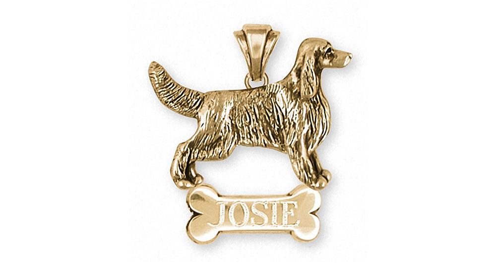 Irish Setter Charms Irish Setter Pendant 14k Gold Dog Jewelry Irish Setter jewelry
