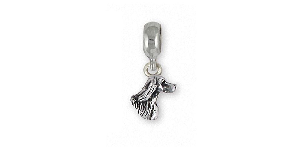 Irish Setter Charms Irish Setter Charm Slide Sterling Silver Dog Jewelry Irish Setter jewelry