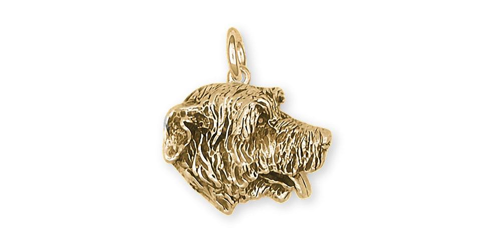 Irish Wolfhound Charms Irish Wolfhound Charm 14k Gold Dog Jewelry Irish Wolfhound jewelry