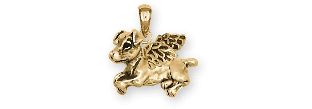 Jack Russell Charms Jack Russell Pendant 14k Gold Jack Russell Terrier Jewelry Jack Russell jewelry