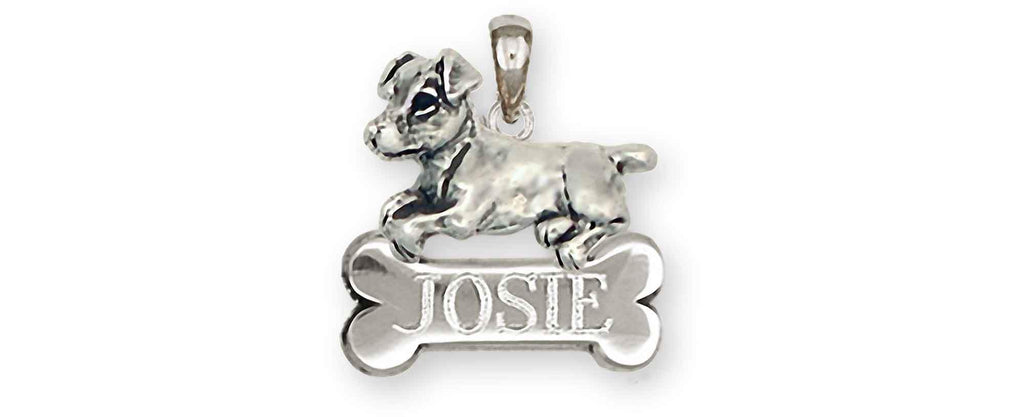 Jack Russell Charms Jack Russell Personalized Pendant Sterling Silver Jack Russell Terrier Jewelry Jack Russell jewelry