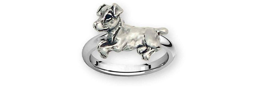 Jack Russell Charms Jack Russell Ring Sterling Silver Jack Russell Terrier Jewelry Jack Russell jewelry