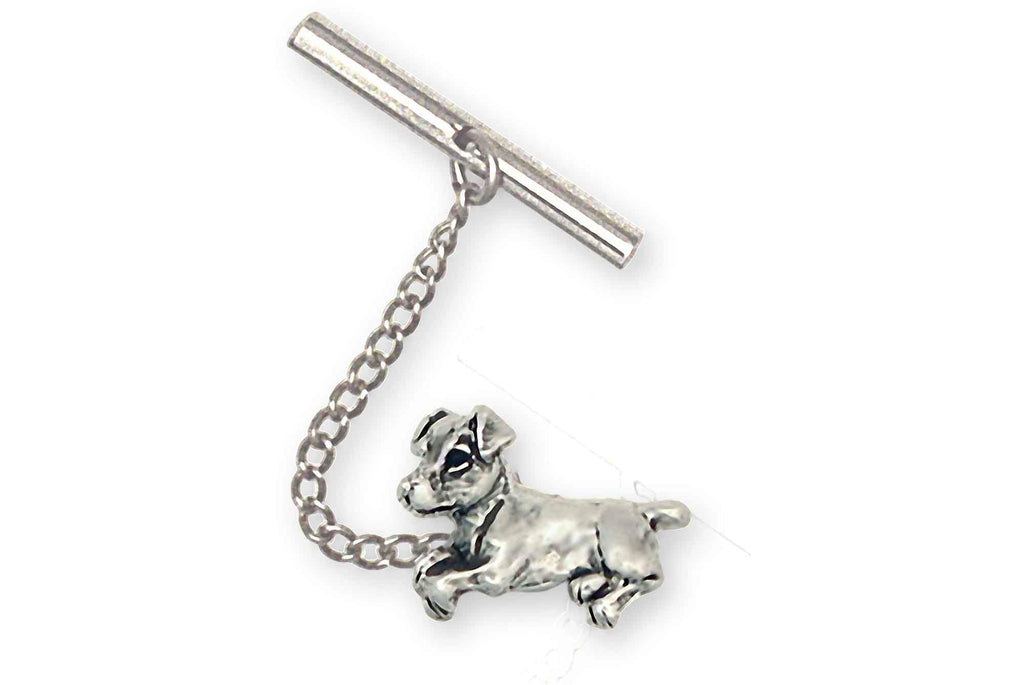 Jack Russell Charms Jack Russell Tie Tack Sterling Silver Jack Russell Terrier Jewelry Jack Russell jewelry