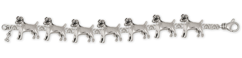 Jack Russell Charms Jack Russell Bracelet Sterling Silver Jack Russell Terrier Jewelry Jack Russell jewelry