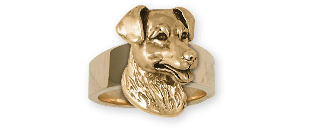 Jack Russell Charms Jack Russell Ring 14k Gold Jack Russell Terrier Jewelry Jack Russell jewelry