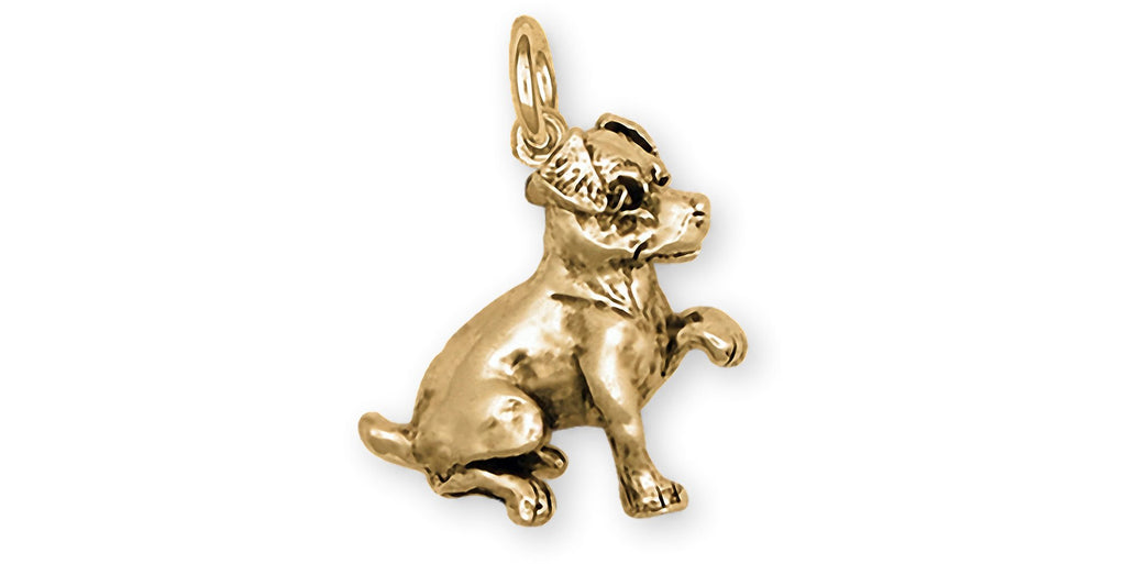 Jack Russell Charms Jack Russell Charm 14k Gold Jack Russell Terrier Jewelry Jack Russell jewelry