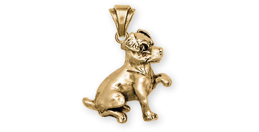 Jack Russell Charms Jack Russell Pendant 14k Gold Jack Russell Terrier Jewelry Jack Russell jewelry