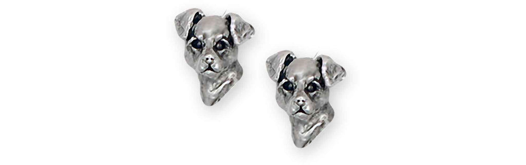Jack Russell Terrier Charms Jack Russell Terrier Earrings Sterling Silver Jack Russell Terrier Jewelry Jack Russell Terrier jewelry