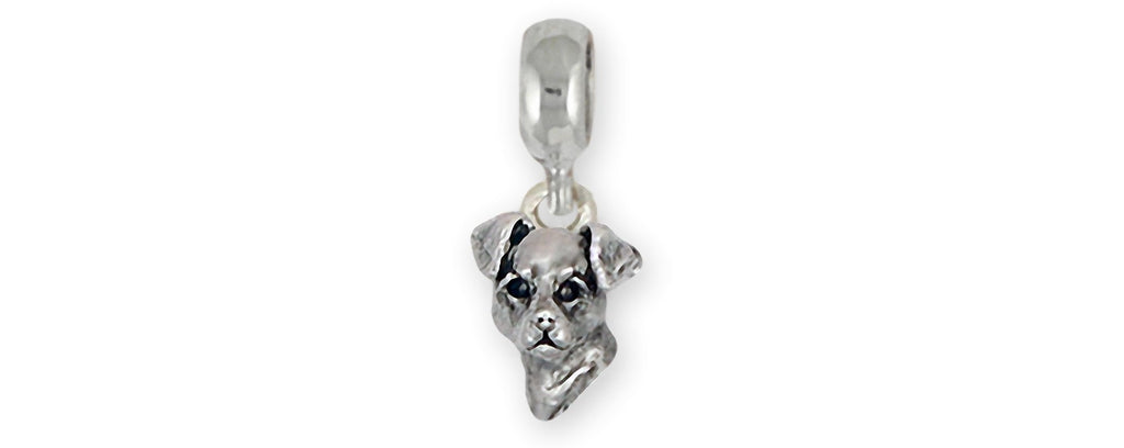 Jack Russell Terrier Charms Jack Russell Terrier Charm Slide Sterling Silver Jack Russell Terrier Jewelry Jack Russell Terrier jewelry