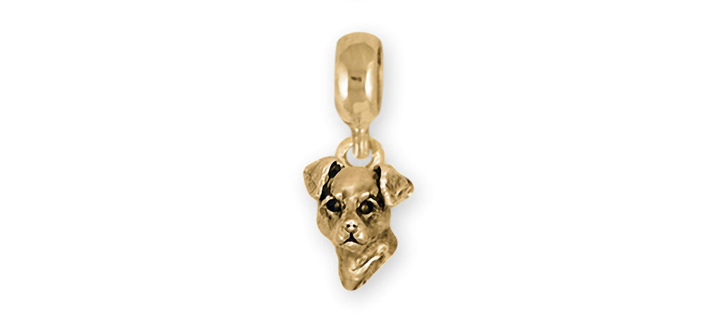 Jack Russell Terrier Charms Jack Russell Terrier Charm Slide 14k Gold Jack Russell Terrier Jewelry Jack Russell Terrier jewelry