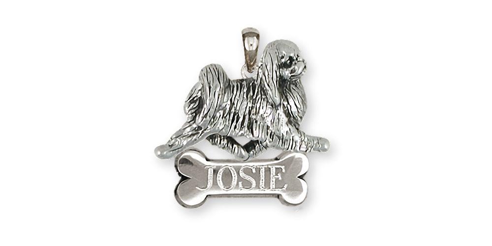 Japanese Chin Charms Japanese Chin Pendant Sterling Silver Chin Jewelry Japanese Chin jewelry