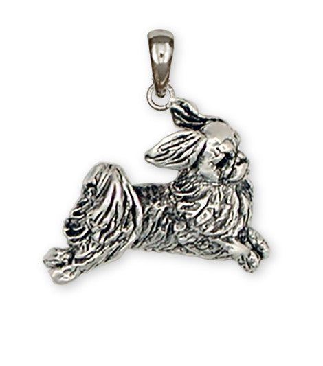 Pekingese Charms Pekingese Pendant Handmade Sterling Silver Dog Jewelry Pekingese jewelry