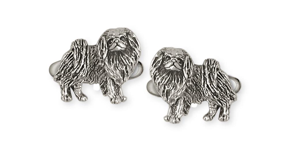 Japanese Chin Charms Japanese Chin Cufflinks Sterling Silver Dog Jewelry Japanese Chin jewelry