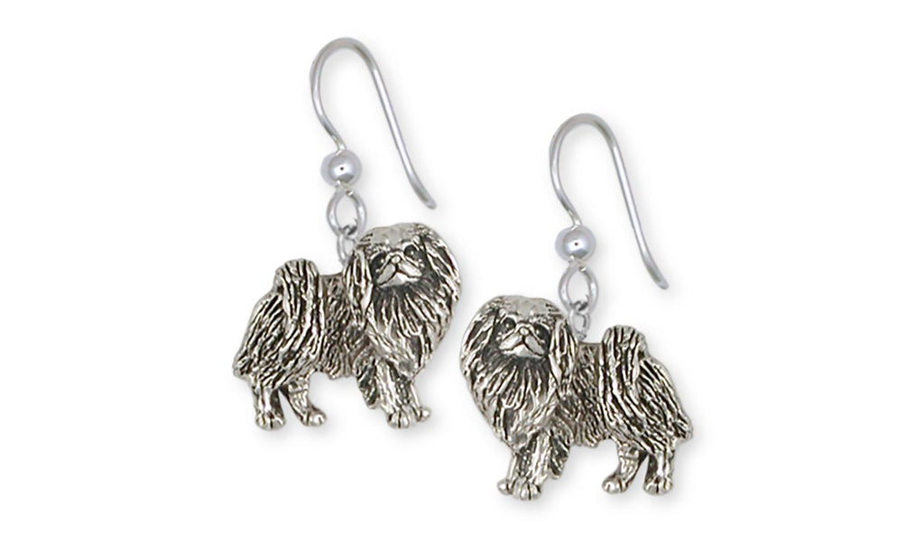 Japanese Chin Charms Japanese Chin Earrings Sterling Silver Dog Jewelry Japanese Chin jewelry