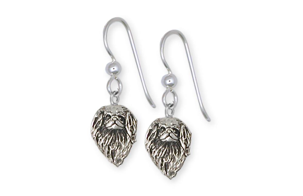 Japanese Chin Charms Japanese Chin Earrings Sterling Silver Dog Jewelry Japanese Chin jewelry