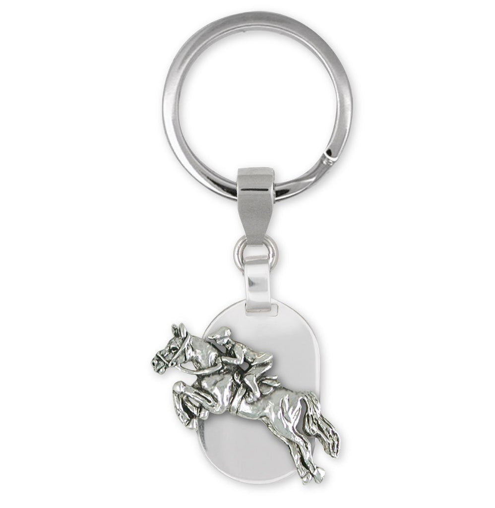 Horse Charms Horse Key Ring Sterling Silver Horse Jewelry Horse jewelry