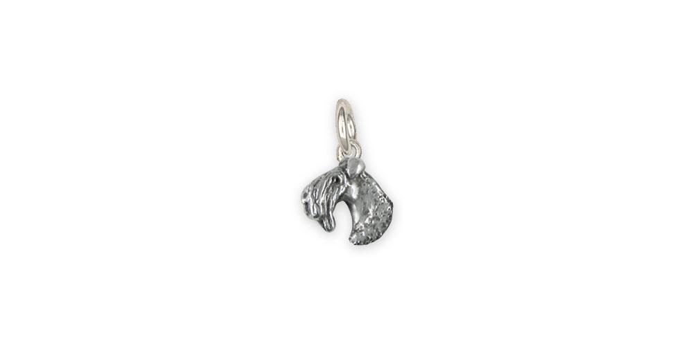 Kerry Blue Terrier Charms Kerry Blue Terrier Charm Sterling Silver Kerry Blue Terrier Jewelry Kerry Blue Terrier jewelry