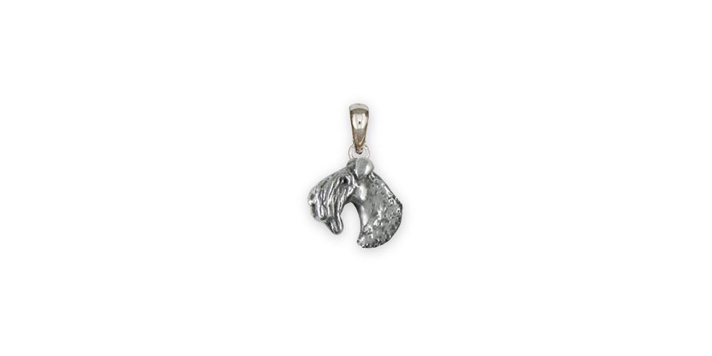Kerry Blue Terrier Charms Kerry Blue Terrier Pendant Sterling Silver Kerry Blue Terrier Jewelry Kerry Blue Terrier jewelry