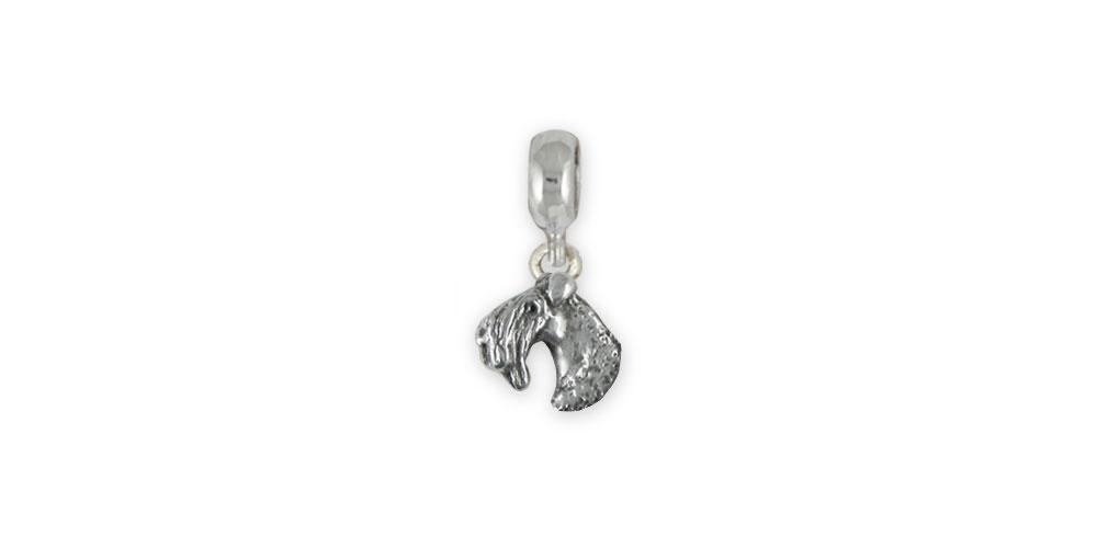 Kerry Blue Terrier Charms Kerry Blue Terrier Charm Slide Sterling Silver Kerry Blue Terrier Jewelry Kerry Blue Terrier jewelry
