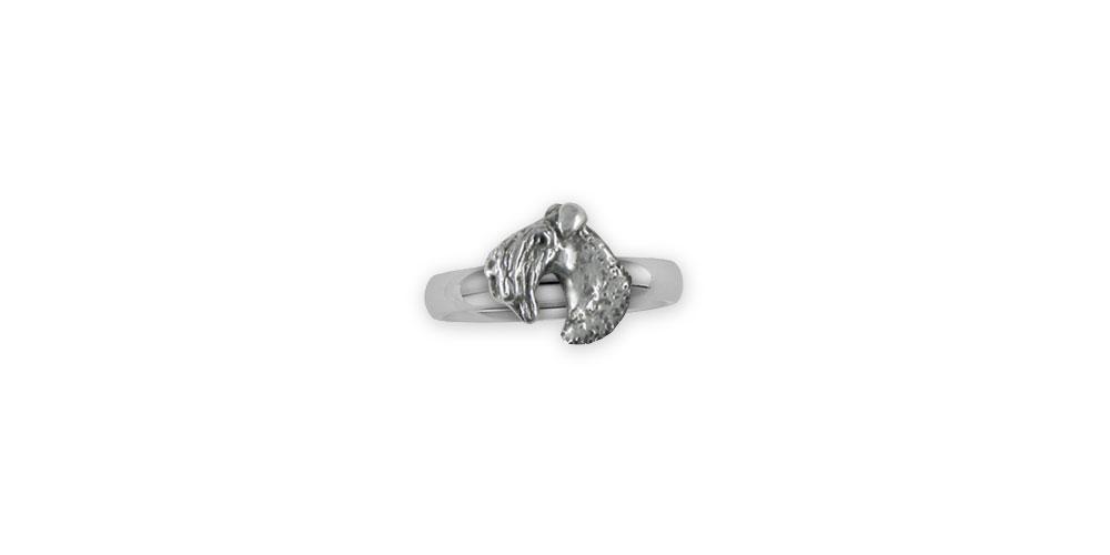 Kerry Blue Terrier Charms Kerry Blue Terrier Ring Sterling Silver Kerry Blue Terrier Jewelry Kerry Blue Terrier jewelry