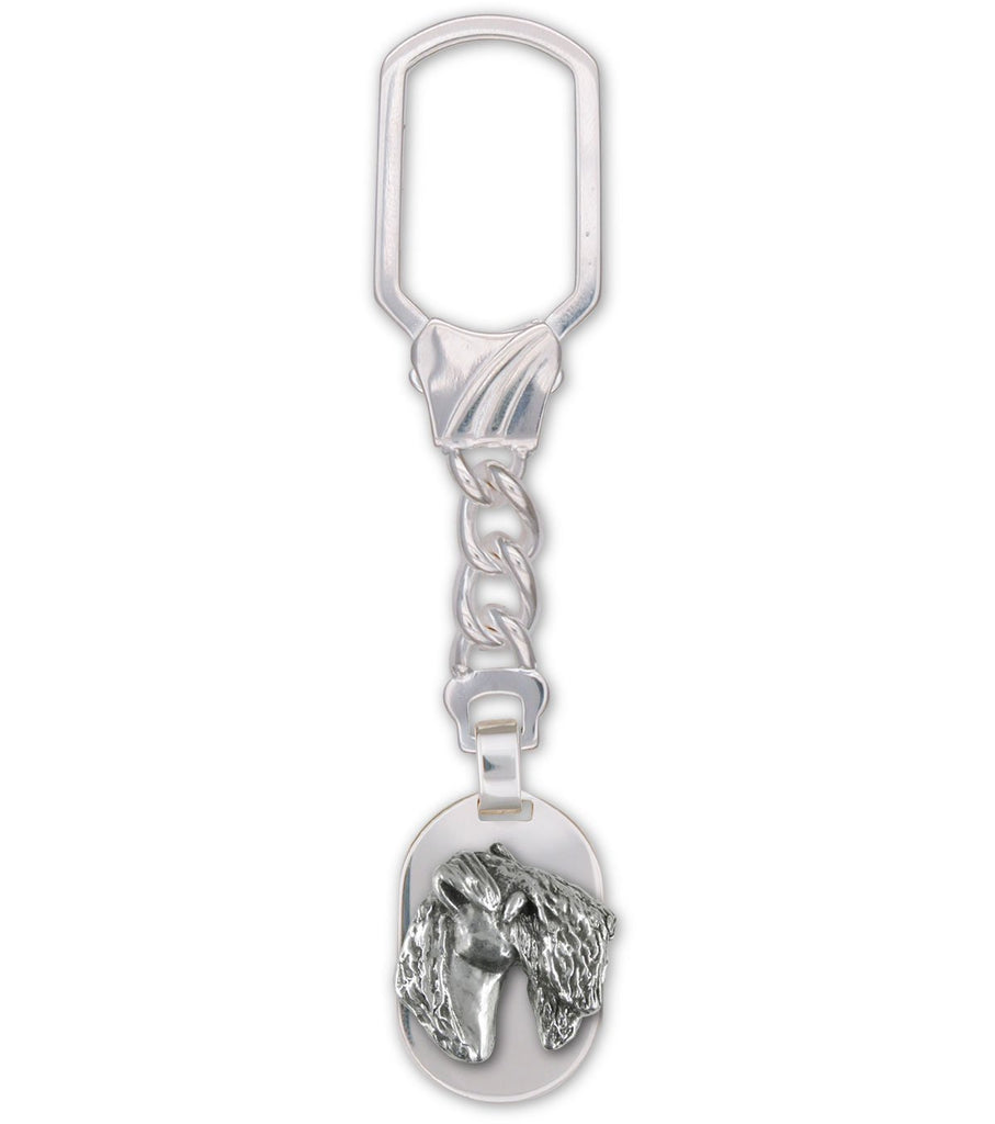 Kerry Blue Terrier Charms Kerry Blue Terrier Key Ring Sterling Silver Kerry Blue Terrier Jewelry Kerry Blue Terrier jewelry