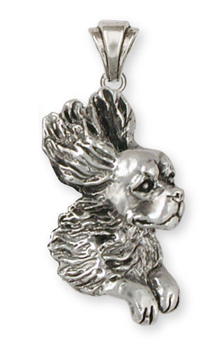 Cavalier King Charles Spaniel Pendant Jewelry Handmade Sterling Silver KC15-P