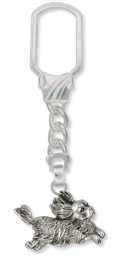 Cavalier King Charles Spaniel Key Ring Jewelry Handmade Sterling Silver KC16-KR
