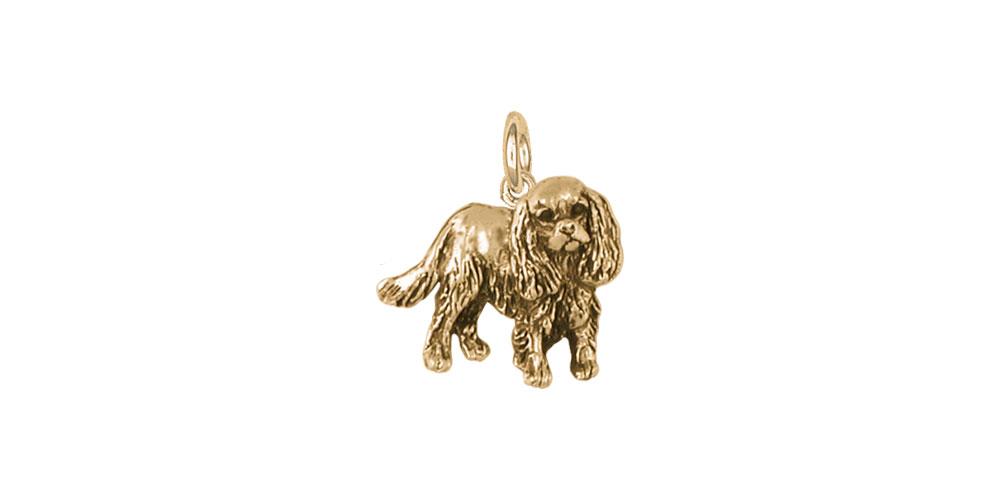 Cavalier King Charles Spaniel Charms Cavalier King Charles Spaniel Charm Gold Vermeil Dog Jewelry Cavalier King Charles Spaniel jewelry