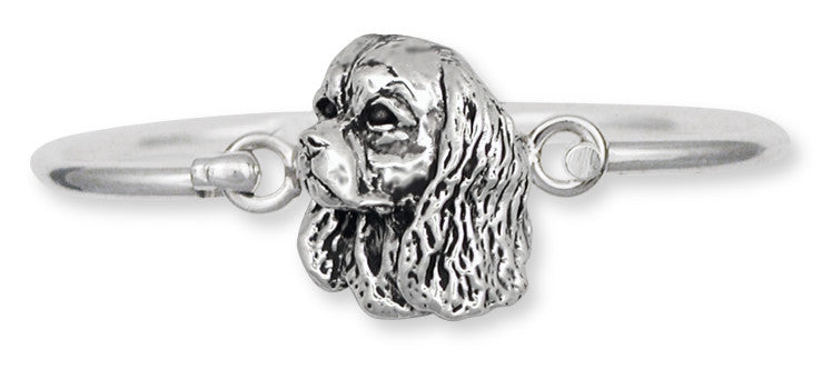 Cavalier King Charles Spaniel Hinge Bracelet Jewelry Handmade Sterling Silver KC8-HB