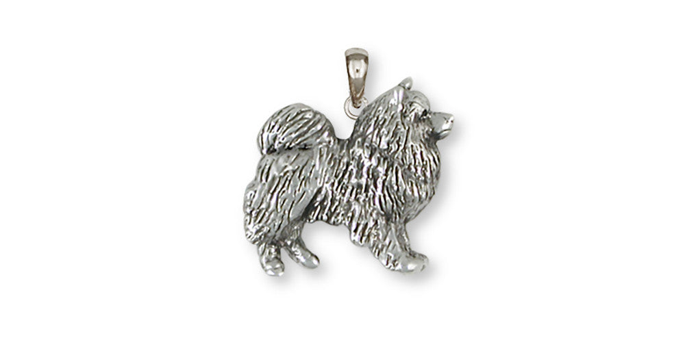 Keeshond Charms Keeshond Pendant Sterling Silver Dog Jewelry Keeshond jewelry