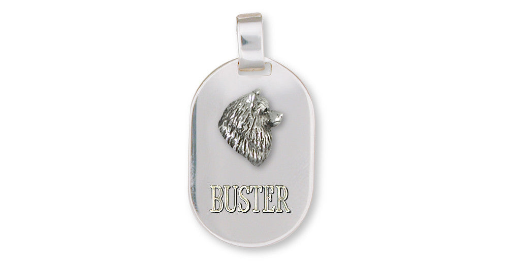 Keeshond Charms Keeshond Personalized Pendant Sterling Silver Dog Jewelry Keeshond jewelry