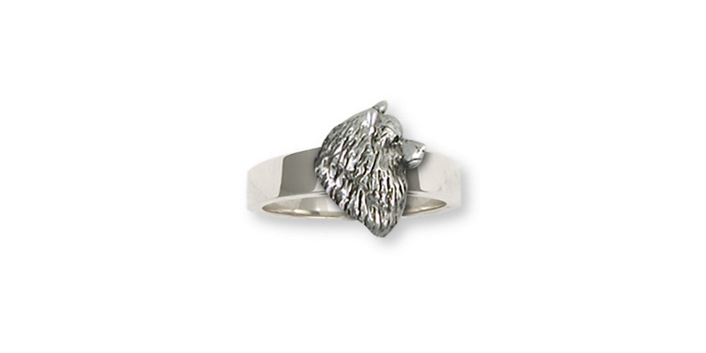 Keeshond Charms Keeshond Ring Sterling Silver Dog Jewelry Keeshond jewelry