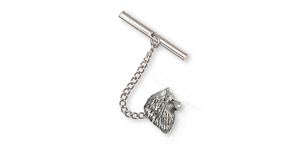 Keeshond Charms Keeshond Tie Tack Sterling Silver Dog Jewelry Keeshond jewelry