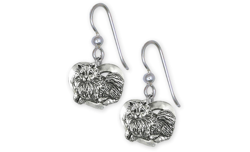 Keeshond Charms Keeshond Earrings Sterling Silver Keeshond Jewelry Keeshond jewelry