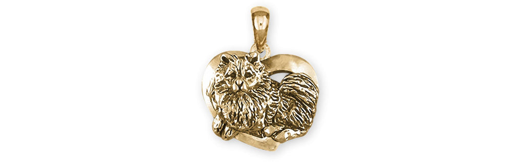 Keeshond Charms Keeshond Pendant 14k Gold Keeshond Jewelry Keeshond jewelry