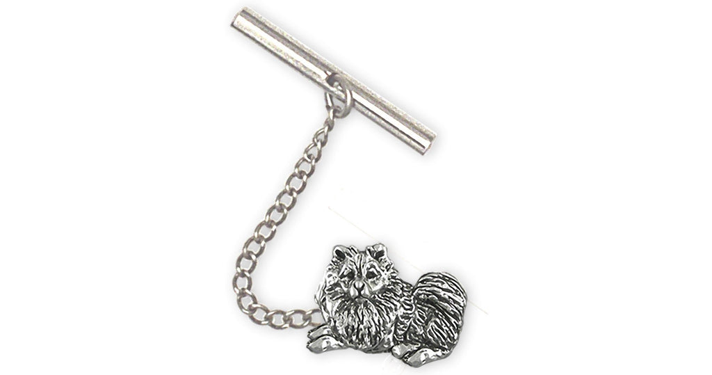Keeshond Charms Keeshond Tie Tack Sterling Silver Keeshond Jewelry Keeshond jewelry