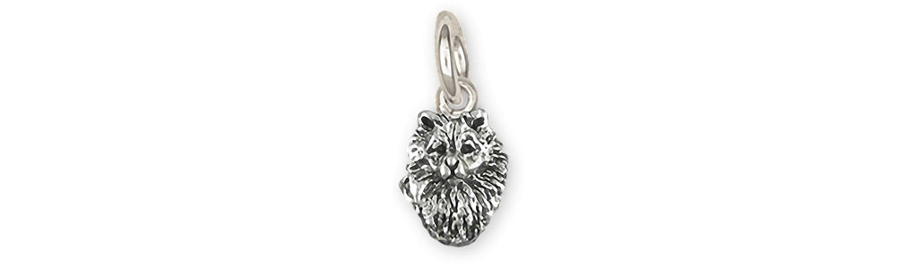 Keeshond Charms Keeshond Charm Sterling Silver Keeshond Jewelry Keeshond jewelry