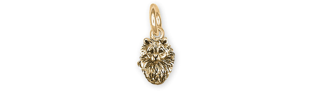 Keeshond Charms Keeshond Charm 14k Gold Keeshond Jewelry Keeshond jewelry
