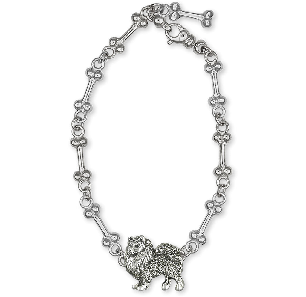 Keeshond Charms Keeshond Bracelet Sterling Silver Keeshond Jewelry Keeshond jewelry