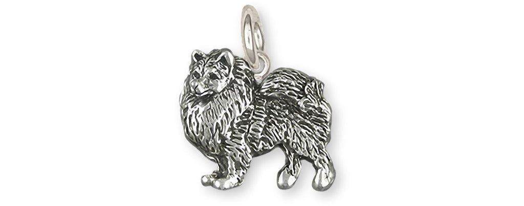 Keeshond Charms Keeshond Charm Sterling Silver Keeshond Jewelry Keeshond jewelry