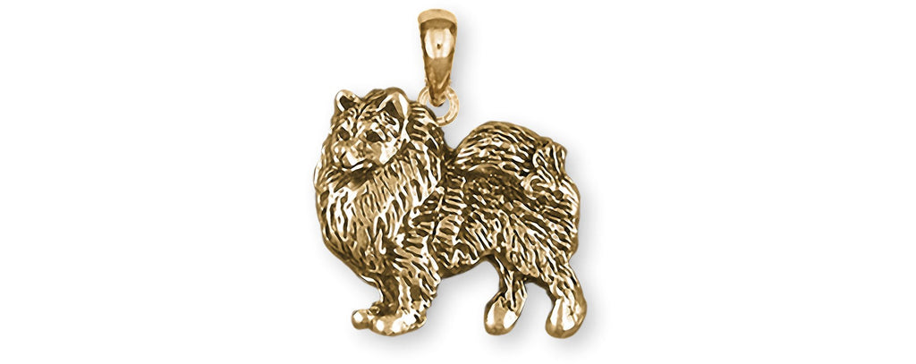 Keeshond Charms Keeshond Pendant 14k Gold Keeshond Jewelry Keeshond jewelry