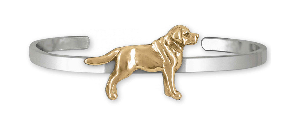 Labrador Retriever Charms Labrador Retriever Bracelet Silver And 14k Gold Labrador Retriever Jewelry Labrador Retriever jewelry