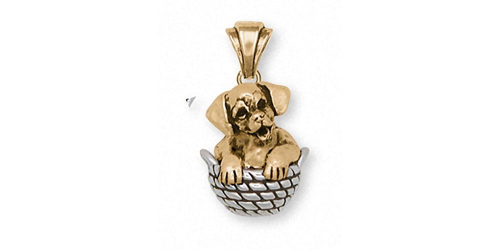 Labrador Retriever Charms Labrador Retriever Pendant Silver And Gold Dog Jewelry Labrador Retriever jewelry