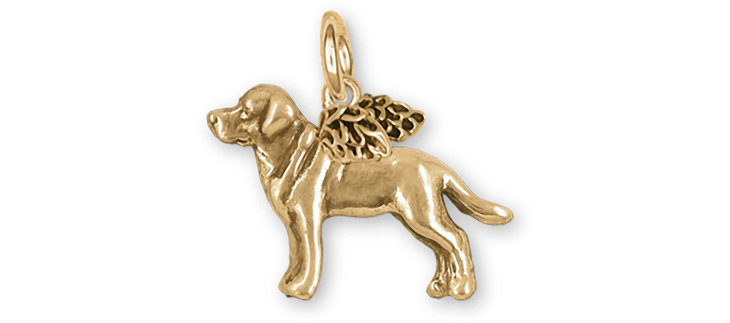 Labrador Retriever Angel Charms Labrador Retriever Angel Charm 14k Yellow Gold Labrador Retriever Angel Jewelry Labrador Retriever Angel jewelry